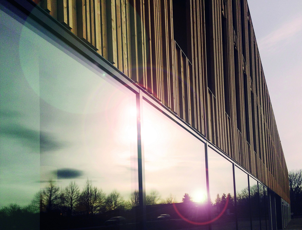 Bader Hotel Fassade am Abend